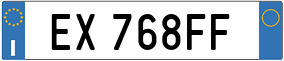 Truck License Plate
